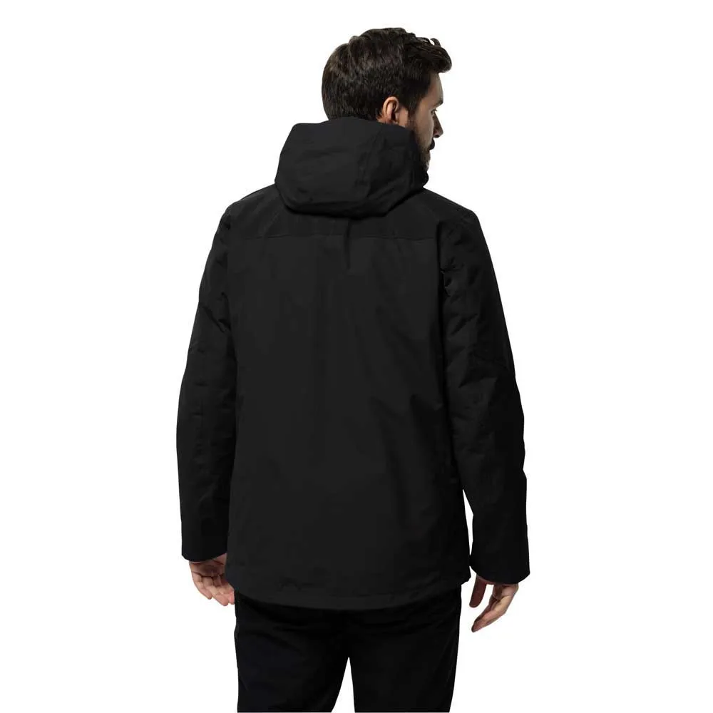 Jack Wolfskin Romberg 3in1 Jacke, Black Jack Wolfskin Romberg 3in1 Jacke, Black