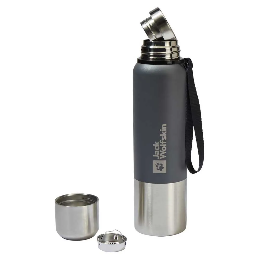 Jack Wolfskin Saima Insulated Thermosflasche, Asphalt, One Size
