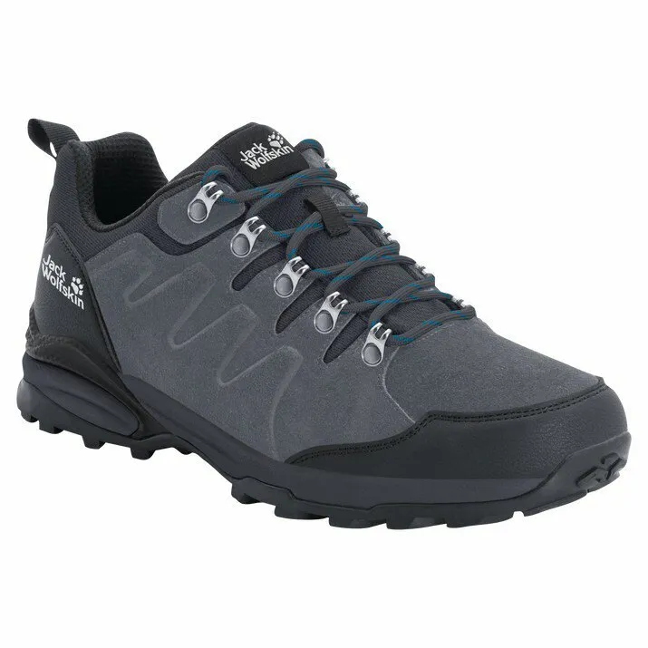 Jack Wolfskin Shoes Refugio Texapore Low Wanderschuhe Refurbished, Grey / black
