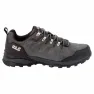 Jack Wolfskin Shoes Refugio Texapore Low Wanderschuhe Refurbished, Grey / black