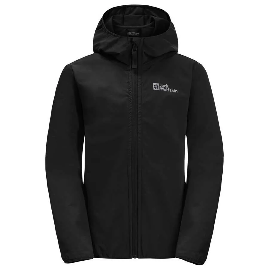 Jack Wolfskin Solyd Jacke, Black, 116cm Jack Wolfskin Solyd Jacke, Black, 116cm