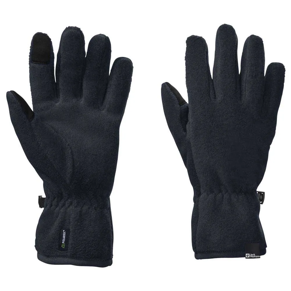 Jack Wolfskin Spirit Fleece Handschuhe, Night blue, L/XL Jack Wolfskin Spirit Fleece Handschuhe, Night blue, L/XL