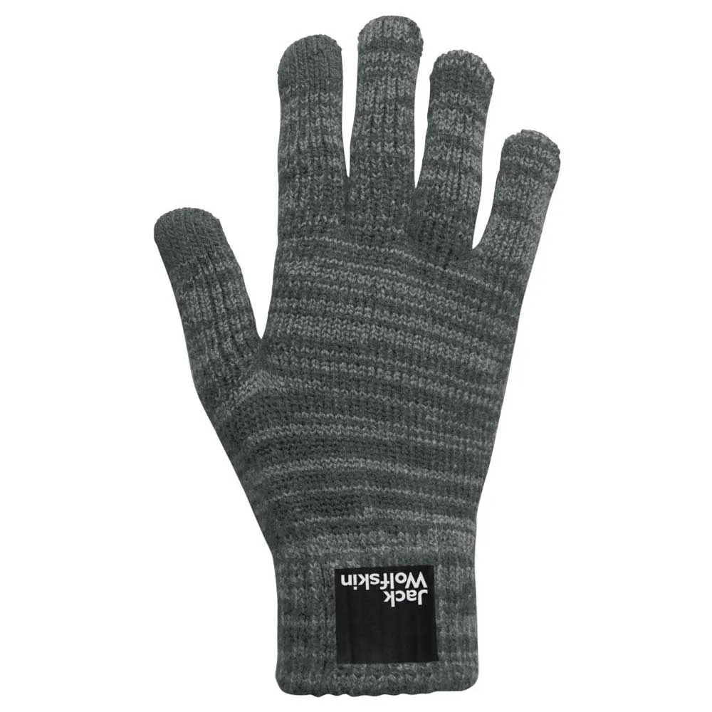 Jack Wolfskin Spirit Knit Handschuhe, Slate green, L/XL Jack Wolfskin Spirit Knit Handschuhe, Slate green, L/XL