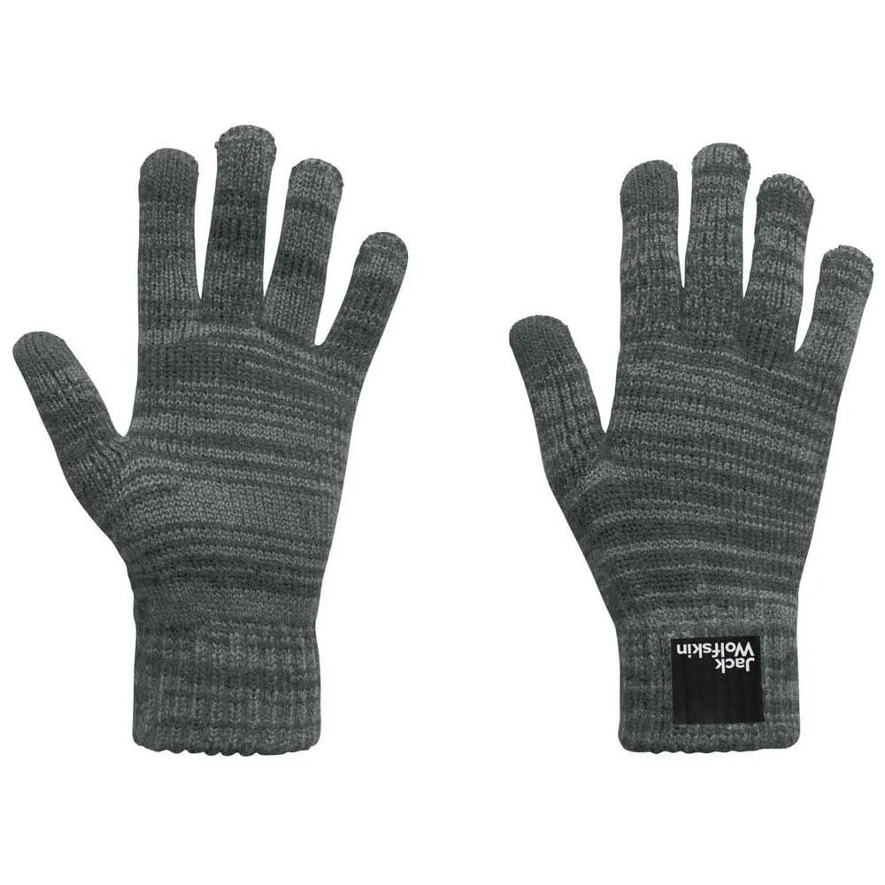Jack Wolfskin Spirit Knit Handschuhe, Slate green, L/XL Jack Wolfskin Spirit Knit Handschuhe, Slate green, L/XL