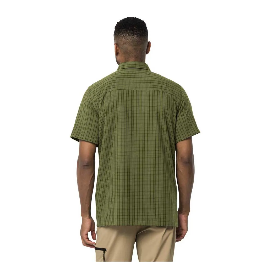 Jack Wolfskin Thompson Kurzarmhemd, Bay leaf check Jack Wolfskin Thompson Kurzarmhemd, Bay leaf check