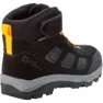 Jack Wolfskin Vojo Lt Texapore Mid Wanderstiefel, Black / burly yellow xt, EU 31