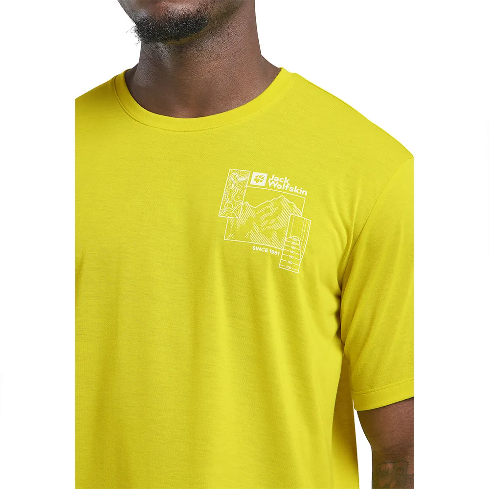 Jack Wolfskin Vonnan Graphic Kurzarm-t-shirt Jack Wolfskin Vonnan Graphic Kurzarm-t-shirt