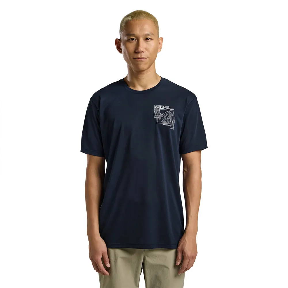 Jack Wolfskin Vonnan Graphic Kurzarm-t-shirt
