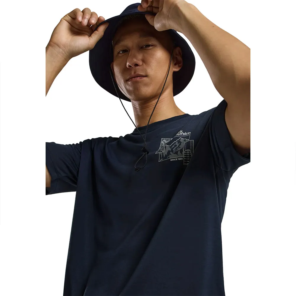 Jack Wolfskin Vonnan Graphic Kurzarm-t-shirt