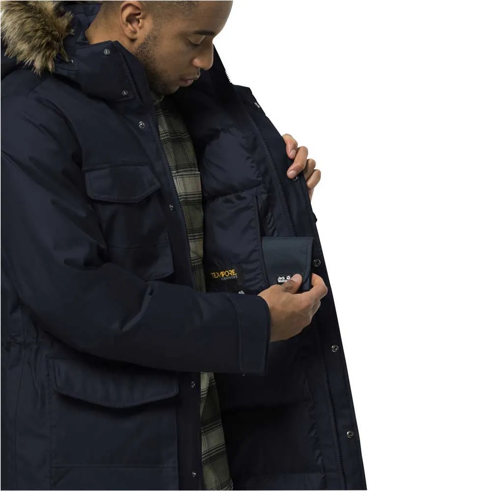 Jack Wolfskin Winterfrost Down Parka, Night blue Jack Wolfskin Winterfrost Down Parka, Night blue