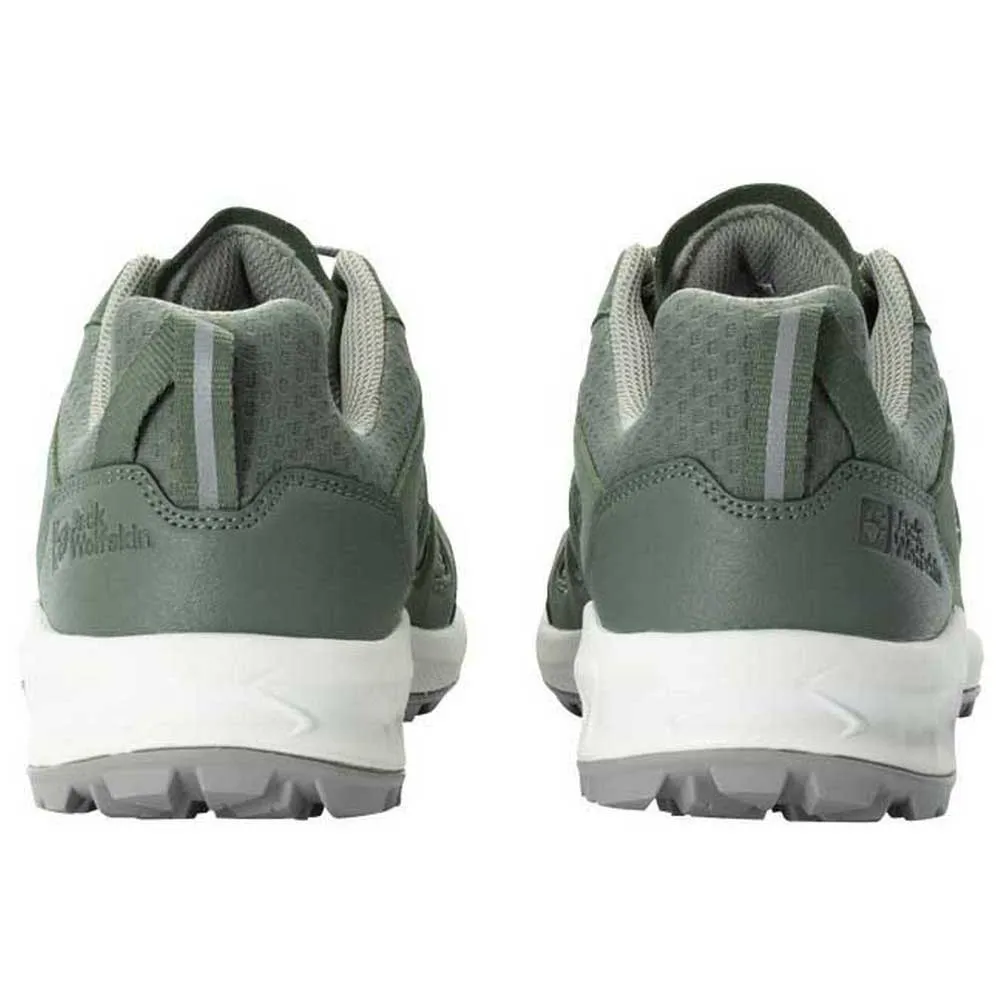 Jack Wolfskin Woodland 2 Vent Low Wanderschuhe, Hedge green, EU 42