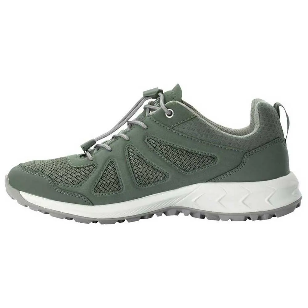 Jack Wolfskin Woodland 2 Vent Low Wanderschuhe, Hedge green, EU 42