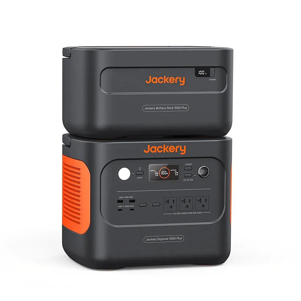 Jackery 1000 Plus Batterie, Black, One Size Jackery 1000 Plus Batterie, Black, One Size
