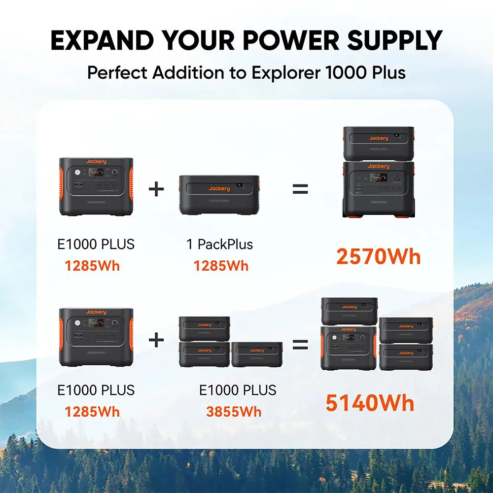 Jackery 1000 Plus Batterie, Black, One Size Jackery 1000 Plus Batterie, Black, One Size