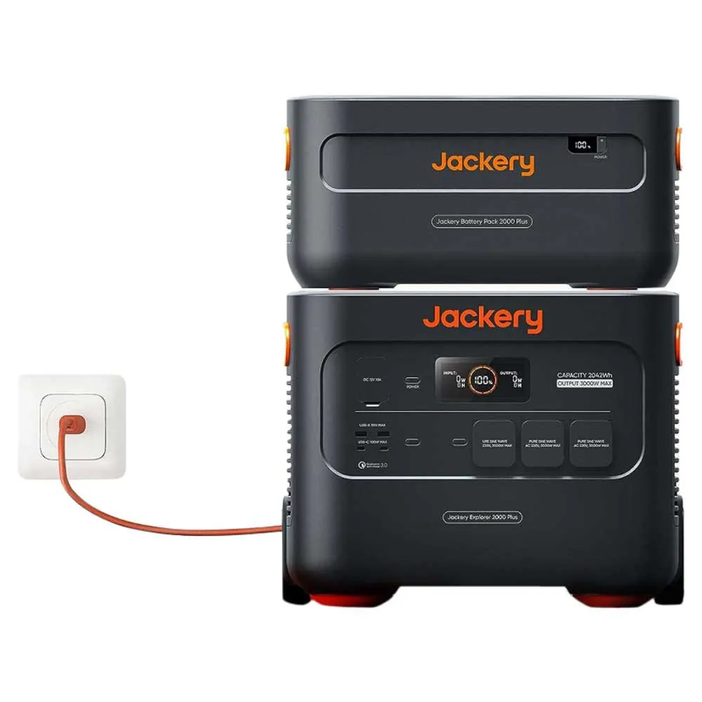 Jackery 2000 Plus Tragbare Ladestation, Black, One Size Jackery 2000 Plus Tragbare Ladestation, Black, One Size