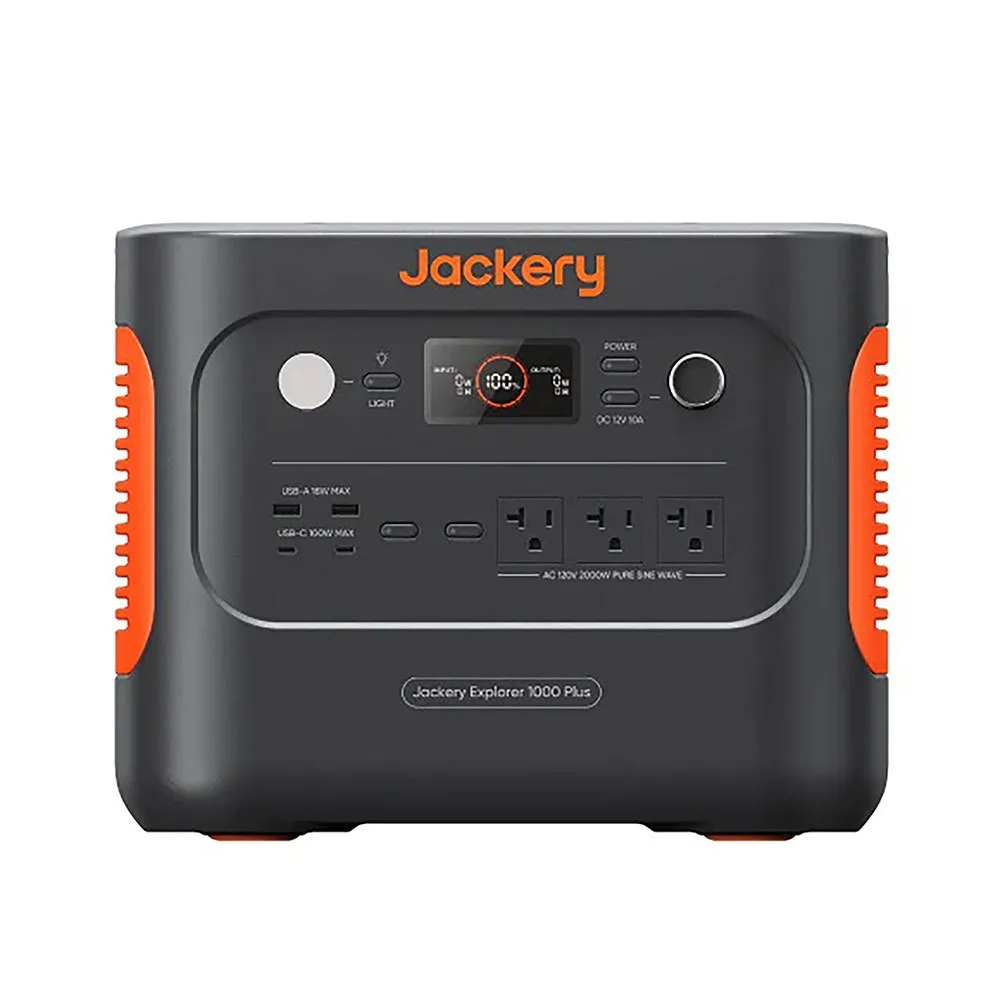 Jackery Explorer 1000 Plus Tragbare Ladestation, Black, One Size