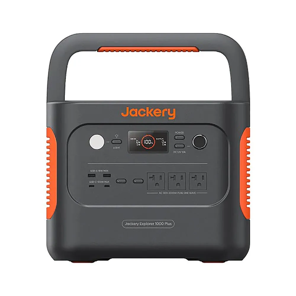 Jackery Explorer 1000 Plus Tragbare Ladestation, Black, One Size