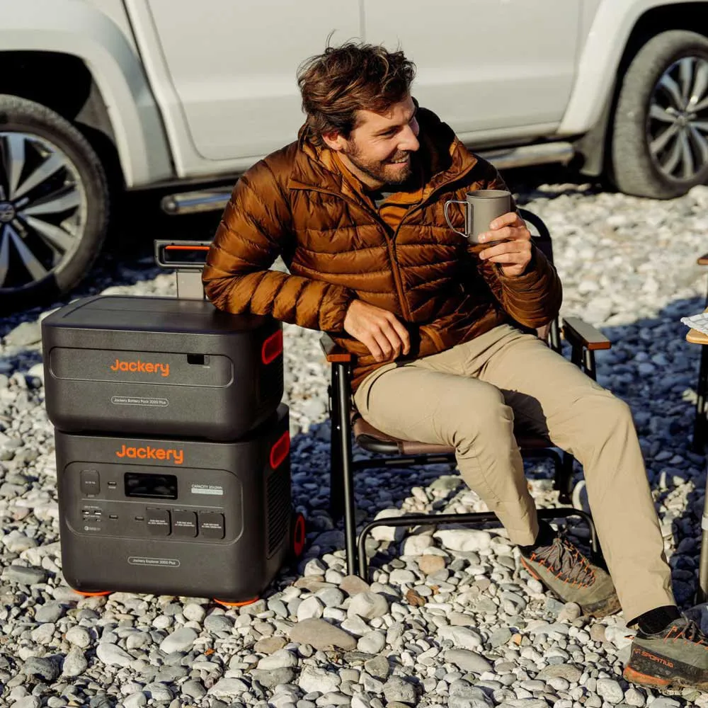 Jackery Explorer 2000 Plus Tragbare Ladestation, Black, One Size