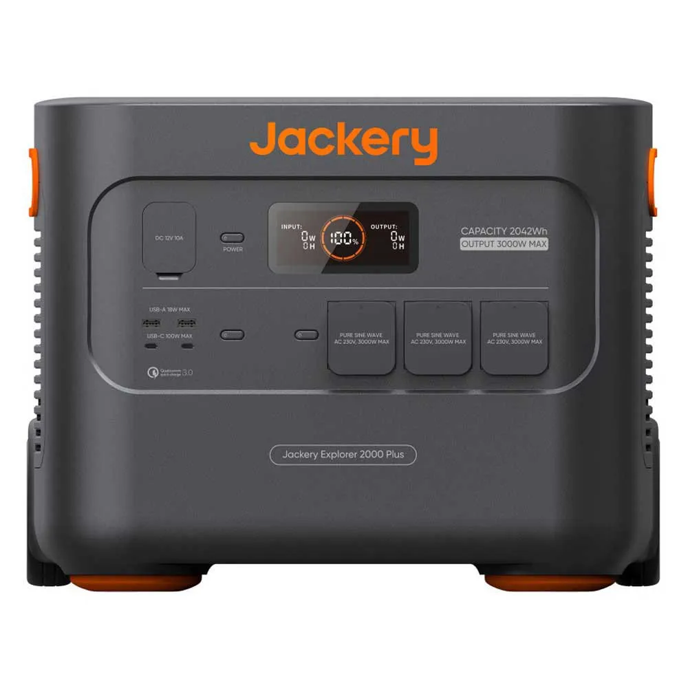 Jackery Explorer 2000 Plus Tragbare Ladestation, Black, One Size