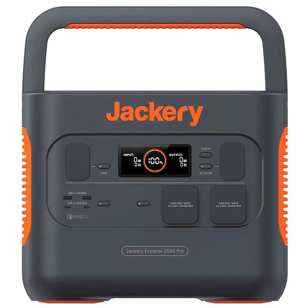 Jackery Explorer 2000 Pro Tragbare Ladestation, Black, One Size Jackery Explorer 2000 Pro Tragbare Ladestation, Black, One Size