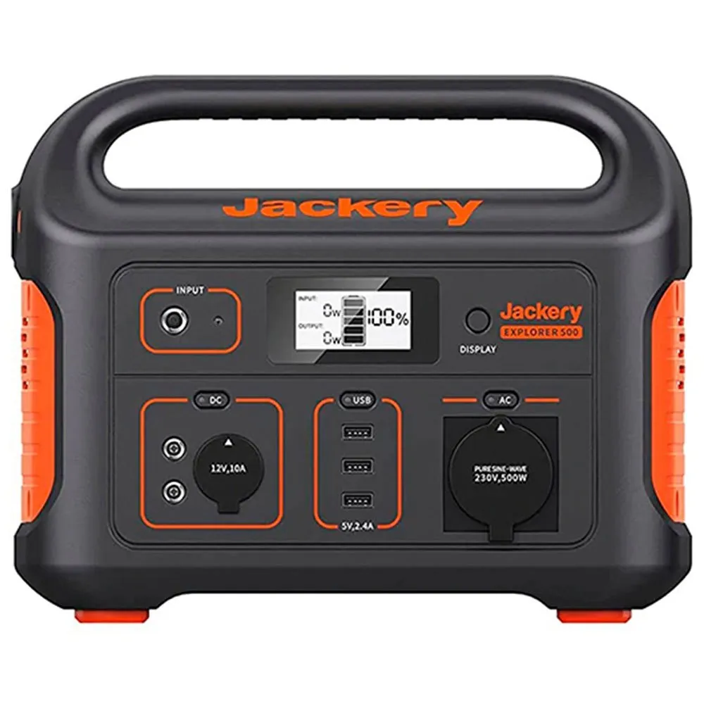 Jackery Explorer 500 Eu Tragbare Ladestation, Black, One Size Jackery Explorer 500 Eu Tragbare Ladestation, Black, One Size