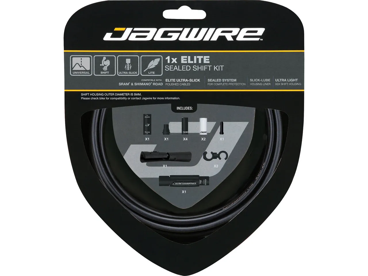 Jagwire 1X Elite Sealed Schaltzugset Jagwire 1X Elite Sealed Schaltzugset