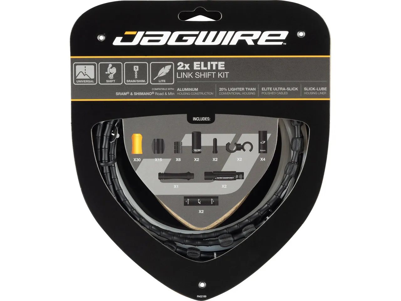 Jagwire 2X Elite Link Schaltzugset Jagwire 2X Elite Link Schaltzugset