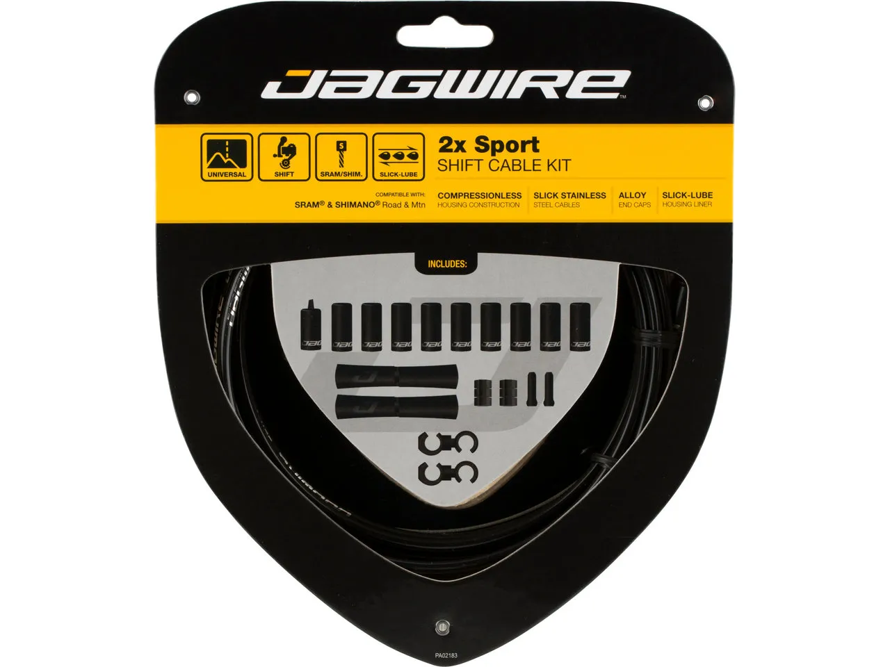 Jagwire 2X Sport Schaltzugset Jagwire 2X Sport Schaltzugset