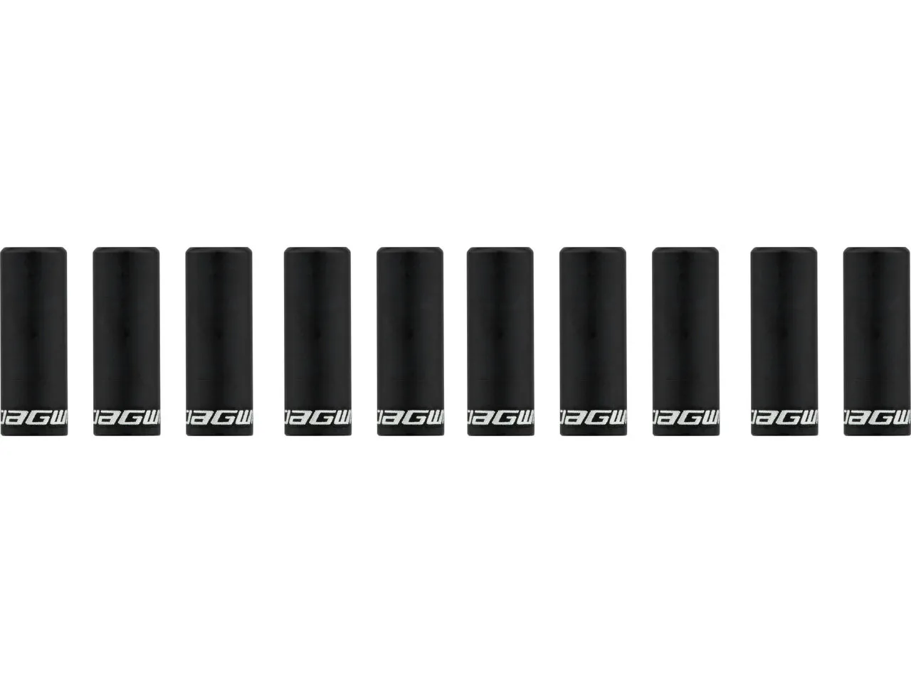 Jagwire Aluminium-Endkappen für Sealed Liner Schaltung, Black, 5mm Jagwire Aluminium-Endkappen für Sealed Liner Schaltung, Black, 5mm
