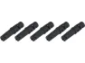 Jagwire Anti-Knick Endkappen für Bremszugaußenhülle, Black, 5mm
