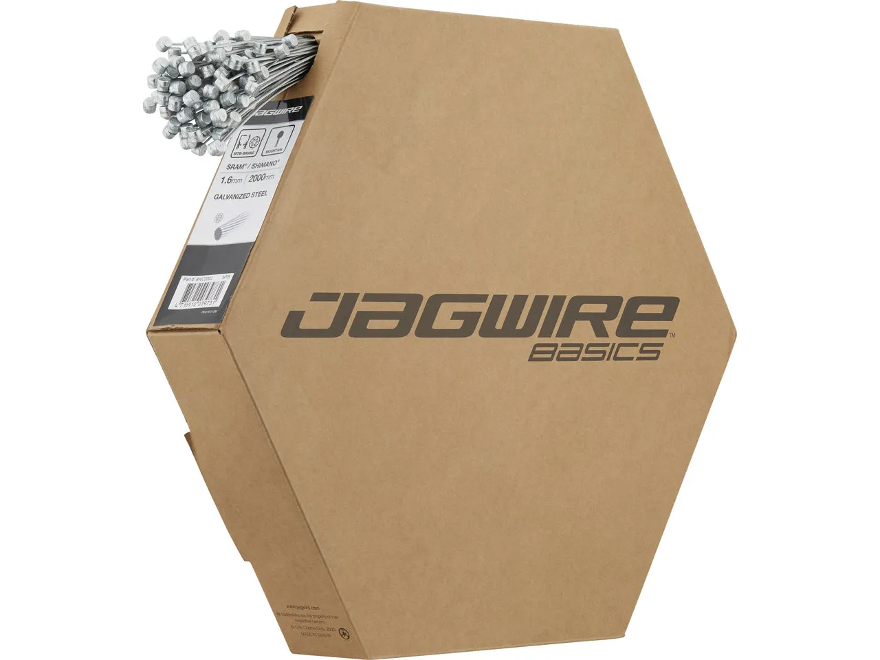 Jagwire Basics Bremszug für MTB - 100 Stück, 2000mm