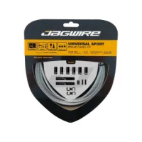 Jagwire Bremskabel-Set Universal Sport -Braided White Unisex