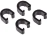 Jagwire C-Clip für Bremsleitungsführung, Schwarz, one_size