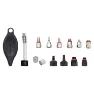 Jagwire Elite Mineral Oil Purge Entlüftungsadapter-set, Multicolor, One Size