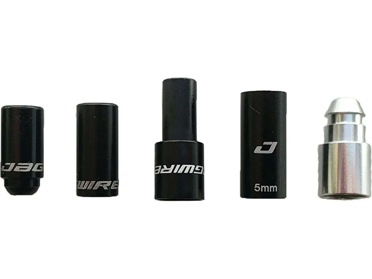Jagwire Endkappen für Mountain Elite Link Bremszugsets, Schwarz, one_size Jagwire Endkappen für Mountain Elite Link Bremszugsets, Schwarz, one_size