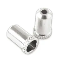 Jagwire Endstücke Workshop Guide Stopper-Chrome-Brass 50pcs Unisex Jagwire Endstücke Workshop Guide Stopper-Chrome-Brass 50pcs Unisex