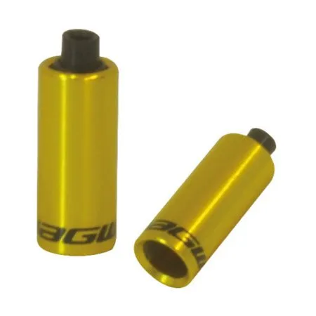 Jagwire Hooded Bremszugendkappe Für Fahrrad 30 Einheiten, Gold, 5mm