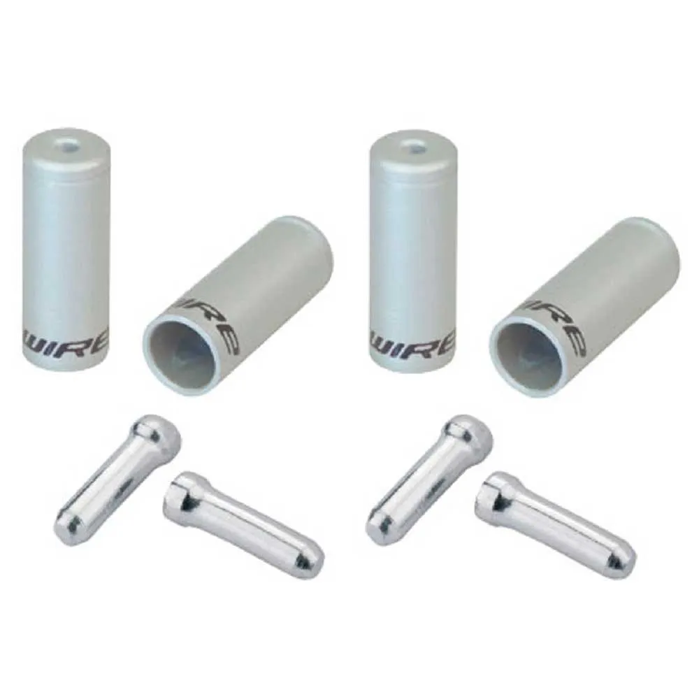 Jagwire Kabelendhülse 48 Einheiten, Silver, 4/5mm Jagwire Kabelendhülse 48 Einheiten, Silver, 4/5mm