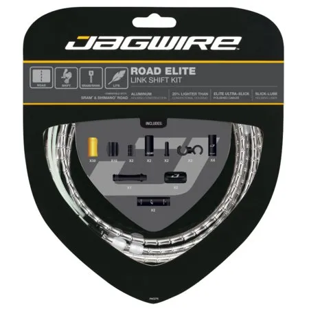 Jagwire Kit Road Elite Link-schaltung, Green, One Size