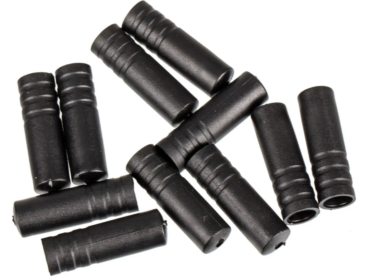 Jagwire Kunststoff-Endkappen für Schaltzugaußenhülle, Black, 4mm Jagwire Kunststoff-Endkappen für Schaltzugaußenhülle, Black, 4mm