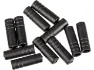 Jagwire Kunststoff-Endkappen für Schaltzugaußenhülle, Black, 4mm