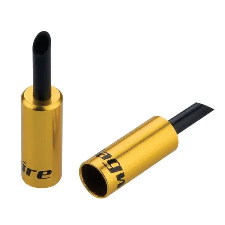 Jagwire Lined Schaltzugterminal 50 Einheiten, Gold, 5mm Jagwire Lined Schaltzugterminal 50 Einheiten, Gold, 5mm