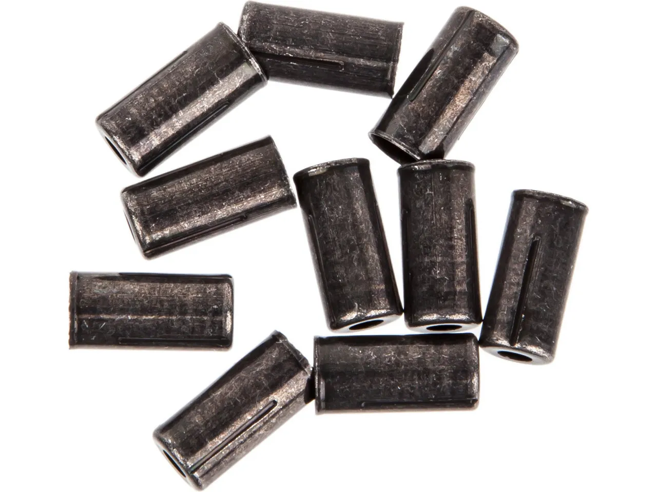 Jagwire Messing-Endkappen für Bremszugaußenhülle, Black, 5mm Jagwire Messing-Endkappen für Bremszugaußenhülle, Black, 5mm