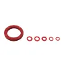 Jagwire Mineral Entlüftungssets O-Ring Ersatzdichtungen Elite (x5) Unisex, rot, TU