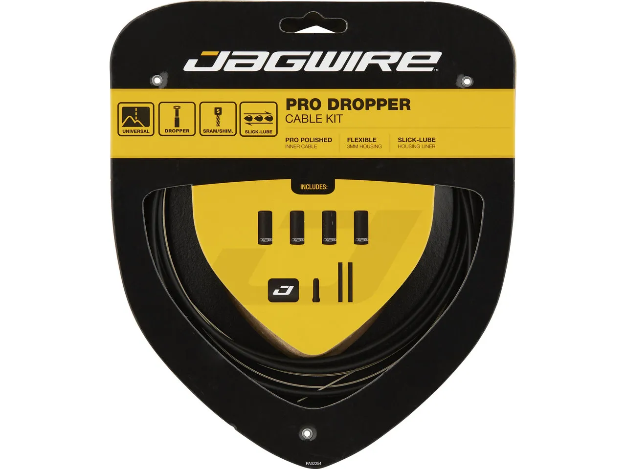 Jagwire Pro Dropper Zugset, Schwarz, one_size Jagwire Pro Dropper Zugset, Schwarz, one_size