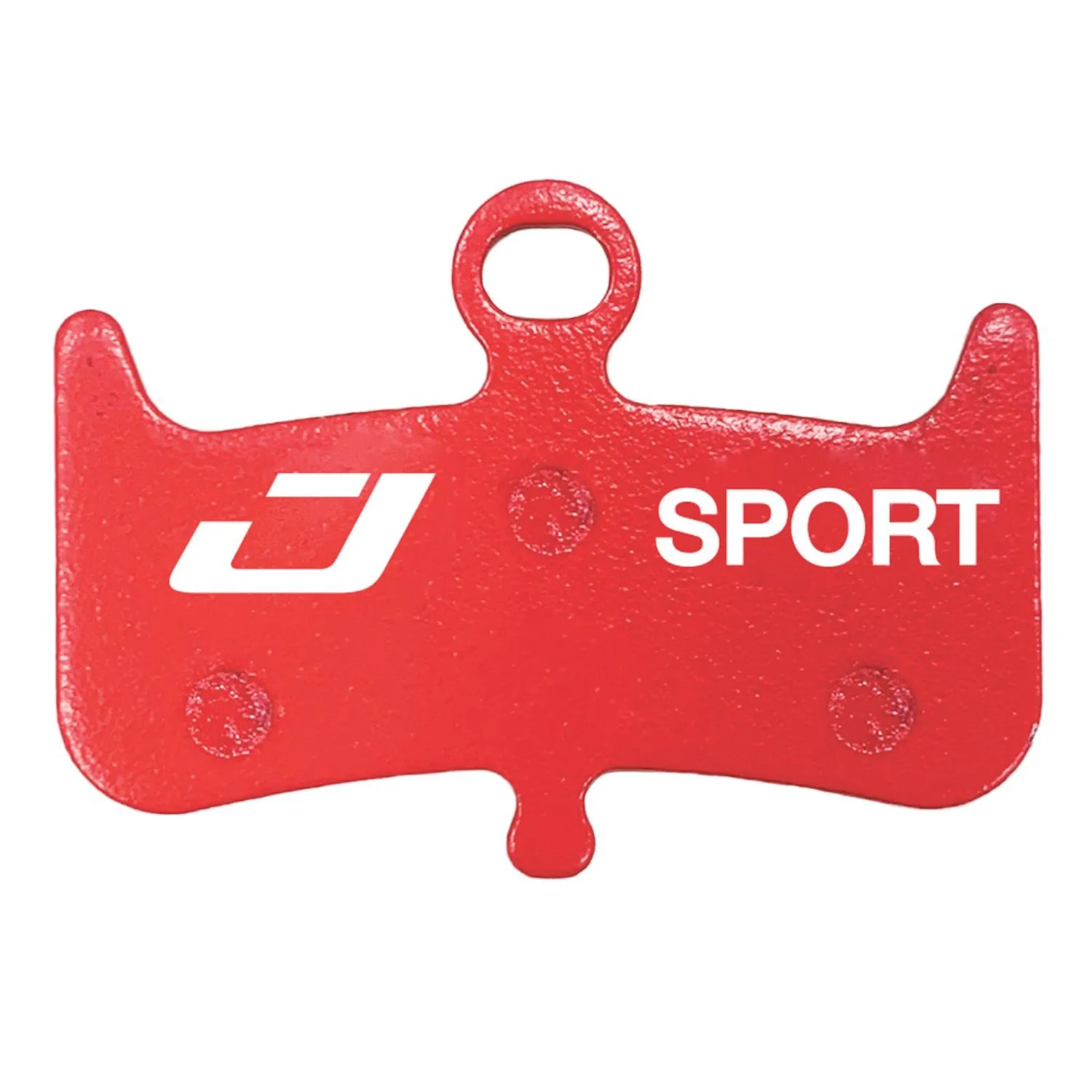 Jagwire Semi-Metallic Fahrrad-Scheibenbremsbelag Sport Hayes (Dominion A4) Unisex, rot, TU
