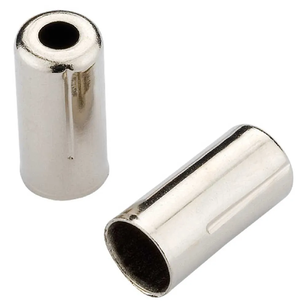 Jagwire Steel Bremszugendkappe Für Fahrrad 200 Einheiten, Silver, 5mm Jagwire Steel Bremszugendkappe Für Fahrrad 200 Einheiten, Silver, 5mm