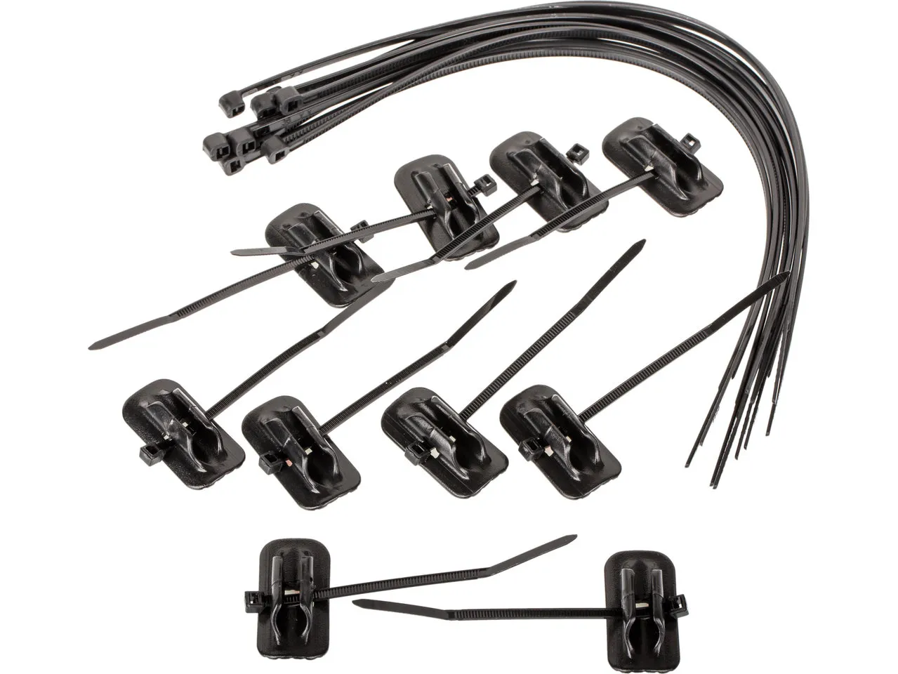 Jagwire Zug-/Leitungsbefestigung Stick-On Kunststoff, Schwarz, one_size Jagwire Zug-/Leitungsbefestigung Stick-On Kunststoff, Schwarz, one_size