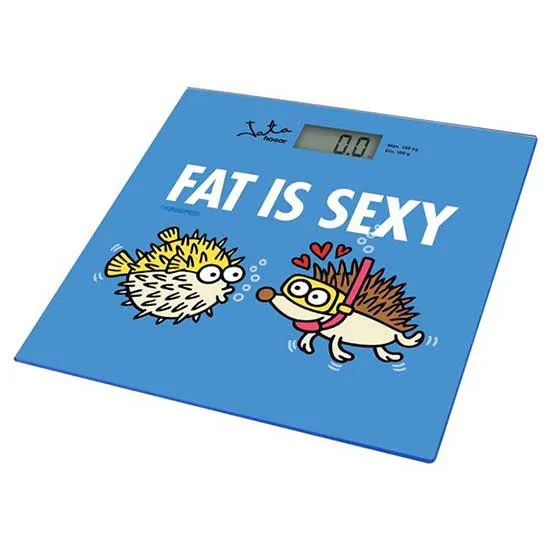Jata 294k Fat Is Sexy Waage, Blue, One Size Jata 294k Fat Is Sexy Waage, Blue, One Size