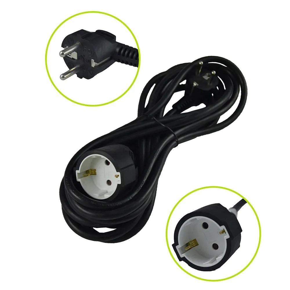 Jbm Elektrisches Verlängerungskabel 10 M, Black, One Size Jbm Elektrisches Verlängerungskabel 10 M, Black, One Size
